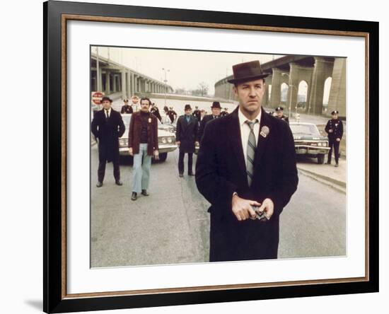 The French Connection, Gene Hackman, 1971-null-Framed Photo