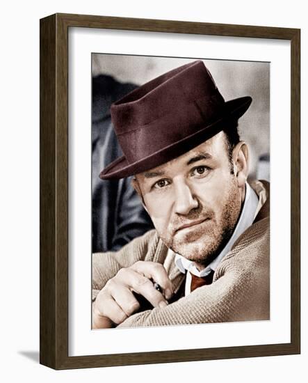 THE FRENCH CONNECTION, Gene Hackman, 1971.-null-Framed Photo