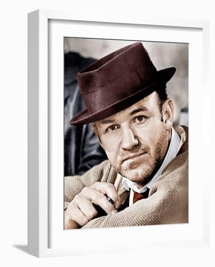 THE FRENCH CONNECTION, Gene Hackman, 1971.-null-Framed Photo