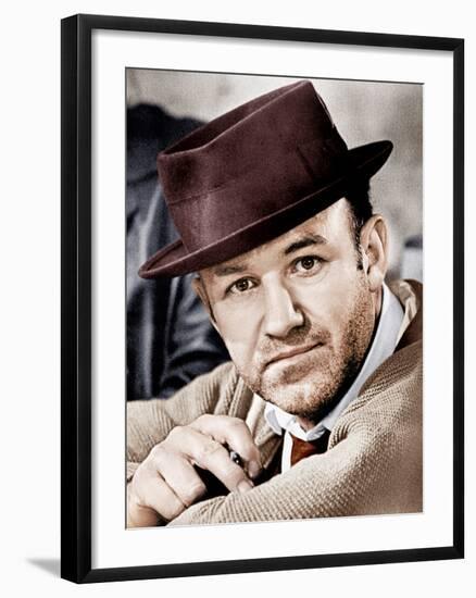 THE FRENCH CONNECTION, Gene Hackman, 1971.-null-Framed Photo