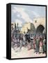 The French Consul Arrives in Bethlehem During Christmas Festivities, 1892-Henri Meyer-Framed Stretched Canvas