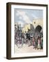 The French Consul Arrives in Bethlehem During Christmas Festivities, 1892-Henri Meyer-Framed Giclee Print