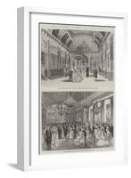 The French Court at Compiegne-Felix Thorigny-Framed Giclee Print