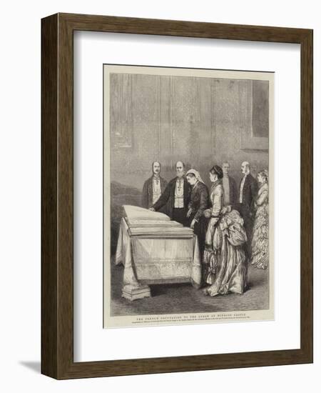 The French Deputation to the Queen at Windsor Castle-Joseph Nash-Framed Giclee Print