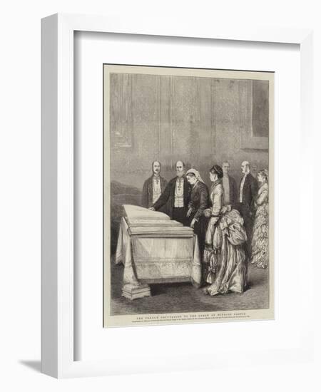 The French Deputation to the Queen at Windsor Castle-Joseph Nash-Framed Giclee Print