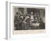 The French Doctor Claude Bernard with a Group of His Colleagues Probably at the College de France-Lhermitte-Framed Art Print