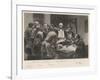 The French Doctor Claude Bernard with a Group of His Colleagues Probably at the College de France-Lhermitte-Framed Art Print