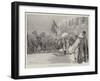 The French Envoy in Abyssinia, Reception of M Lagarde by Ras Makonnen-Frederic De Haenen-Framed Giclee Print