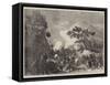 The French Expedition Against Morocco, Fight with the Beni-Snassen-Jean Adolphe Beauce-Framed Stretched Canvas