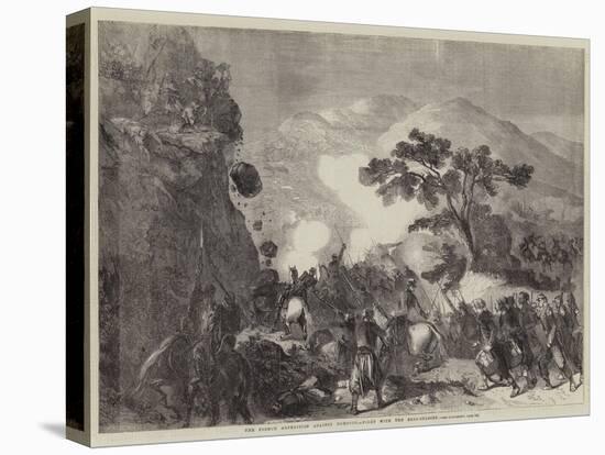 The French Expedition Against Morocco, Fight with the Beni-Snassen-Jean Adolphe Beauce-Stretched Canvas