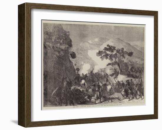 The French Expedition Against Morocco, Fight with the Beni-Snassen-Jean Adolphe Beauce-Framed Giclee Print