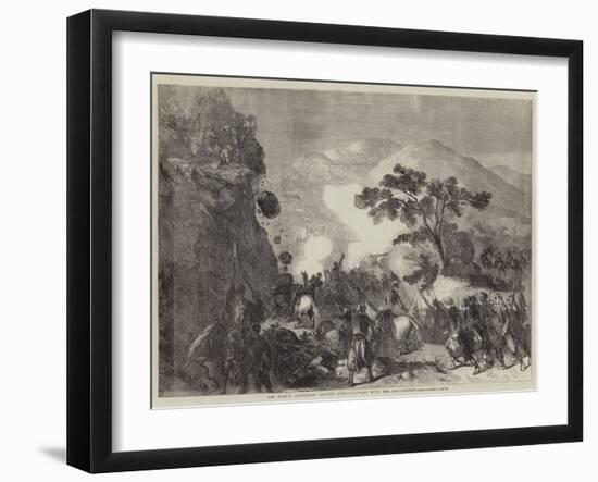 The French Expedition Against Morocco, Fight with the Beni-Snassen-Jean Adolphe Beauce-Framed Giclee Print