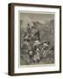 The French Expedition to Tunis, Goums, Reconnoitring, Attacked by Khroumirs-Charles Auguste Loye-Framed Giclee Print