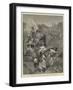 The French Expedition to Tunis, Goums, Reconnoitring, Attacked by Khroumirs-Charles Auguste Loye-Framed Giclee Print