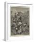 The French Expedition to Tunis, Goums, Reconnoitring, Attacked by Khroumirs-Charles Auguste Loye-Framed Giclee Print