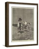 The French Expedition to Tunis, Outpost of Irregulars-Charles Auguste Loye-Framed Giclee Print