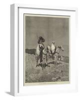 The French Expedition to Tunis, Outpost of Irregulars-Charles Auguste Loye-Framed Giclee Print