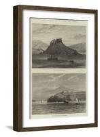 The French Expedition to Tunis-Sir John Gilbert-Framed Giclee Print