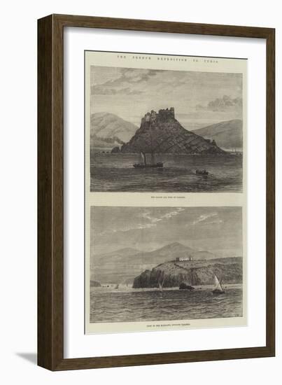The French Expedition to Tunis-Sir John Gilbert-Framed Giclee Print