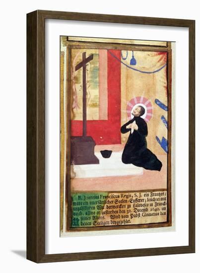 The French Father Jesuit Jean Francois Regis-null-Framed Giclee Print