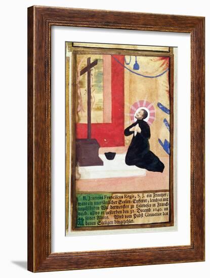 The French Father Jesuit Jean Francois Regis-null-Framed Giclee Print