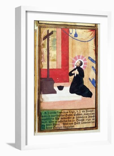 The French Father Jesuit Jean Francois Regis-null-Framed Giclee Print