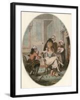 The French Fireside-null-Framed Giclee Print