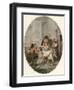 The French Fireside-null-Framed Giclee Print