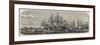 The French Fleet at Cherbourg-null-Framed Giclee Print