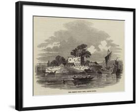 The French Folly Fort, Canton River-null-Framed Giclee Print