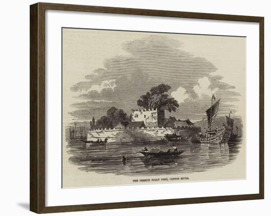 The French Folly Fort, Canton River-null-Framed Giclee Print