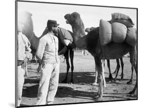 The French Foreign Legion on Manoeuvres, Boudenib, Morocco, 1911-null-Mounted Giclee Print