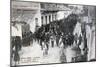 The French Foreign Legion Parading Through the Streets of Sidi Bel Abbes, Algeria, 1906-null-Mounted Giclee Print