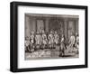 The French Freemasons Initiation Ceremony, 18th Century-null-Framed Giclee Print