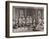 The French Freemasons Initiation Ceremony, 18th Century-null-Framed Giclee Print