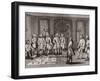 The French Freemasons Initiation Ceremony, 18th Century-null-Framed Giclee Print