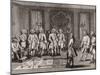 The French Freemasons Initiation Ceremony, 18th Century-null-Mounted Giclee Print