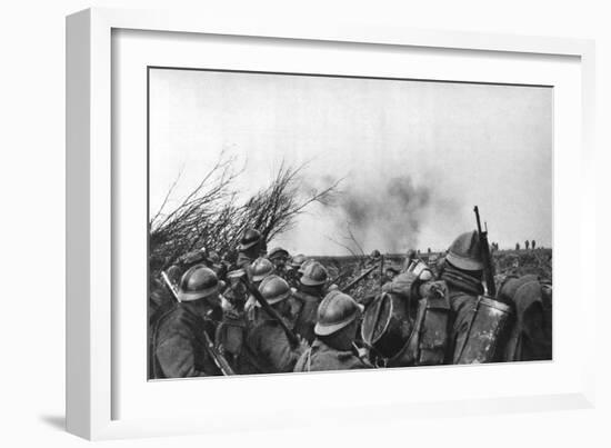 The French Front Line at Douaumont, Verdun, France, 25 February 1916-null-Framed Giclee Print