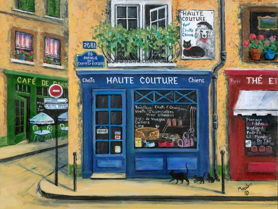 'The French High Fashion Pet Shop' Prints - Marilyn Dunlap | AllPosters.com