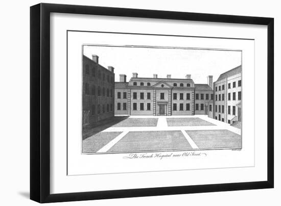 'The French Hospital near Old Street.', c1756-Benjamin Cole-Framed Giclee Print