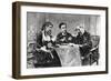 The French Imperial Family in Exile, Chislehurst, Kent, 1871-1873-null-Framed Giclee Print
