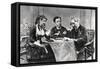 The French Imperial Family in Exile, Chislehurst, Kent, 1871-1873-null-Framed Stretched Canvas
