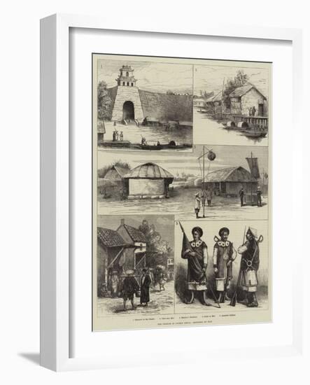 The French in Cochin China, Sketches of Hue-null-Framed Giclee Print