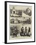 The French in Cochin China, Sketches of Hue-null-Framed Giclee Print