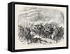 The French in Mexico: Death of Pueblita at Uruopan, 1865-null-Framed Stretched Canvas