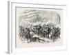 The French in Mexico: Death of Pueblita at Uruopan, 1865-null-Framed Giclee Print