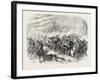 The French in Mexico: Death of Pueblita at Uruopan, 1865-null-Framed Giclee Print