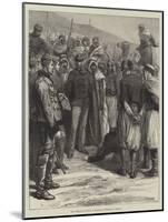 The French in Tunis, a Military Sentence of Death-null-Mounted Giclee Print