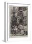 The French in Venice, a Scene Outside the Cathedral of St Mark in 1797-Charles Baude-Framed Giclee Print