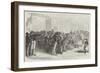 The French Loan, Scene at the Hotel of the Minister of Finance, Rue De Rivoli, Paris-null-Framed Giclee Print